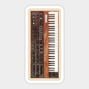 Vintage 70s Keyboard Synthesizer Sticker